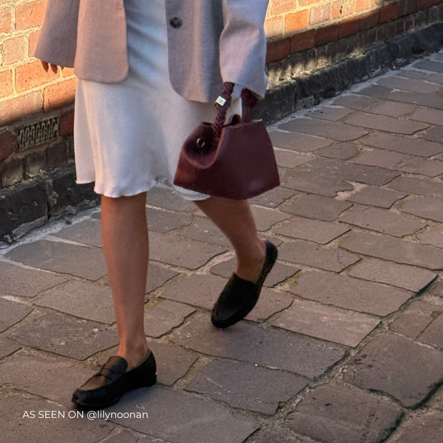Angel Loafers - Black Crinkle