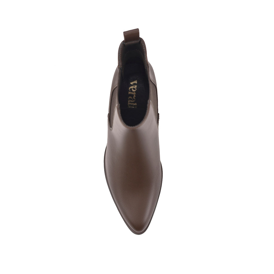 Abbie Chelsea Ankle Boots - Chocolate Brown