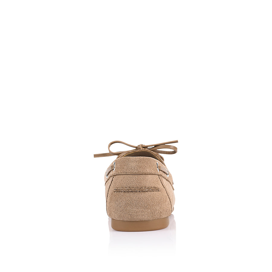 Brody Boat Shoes - Taupe Micro