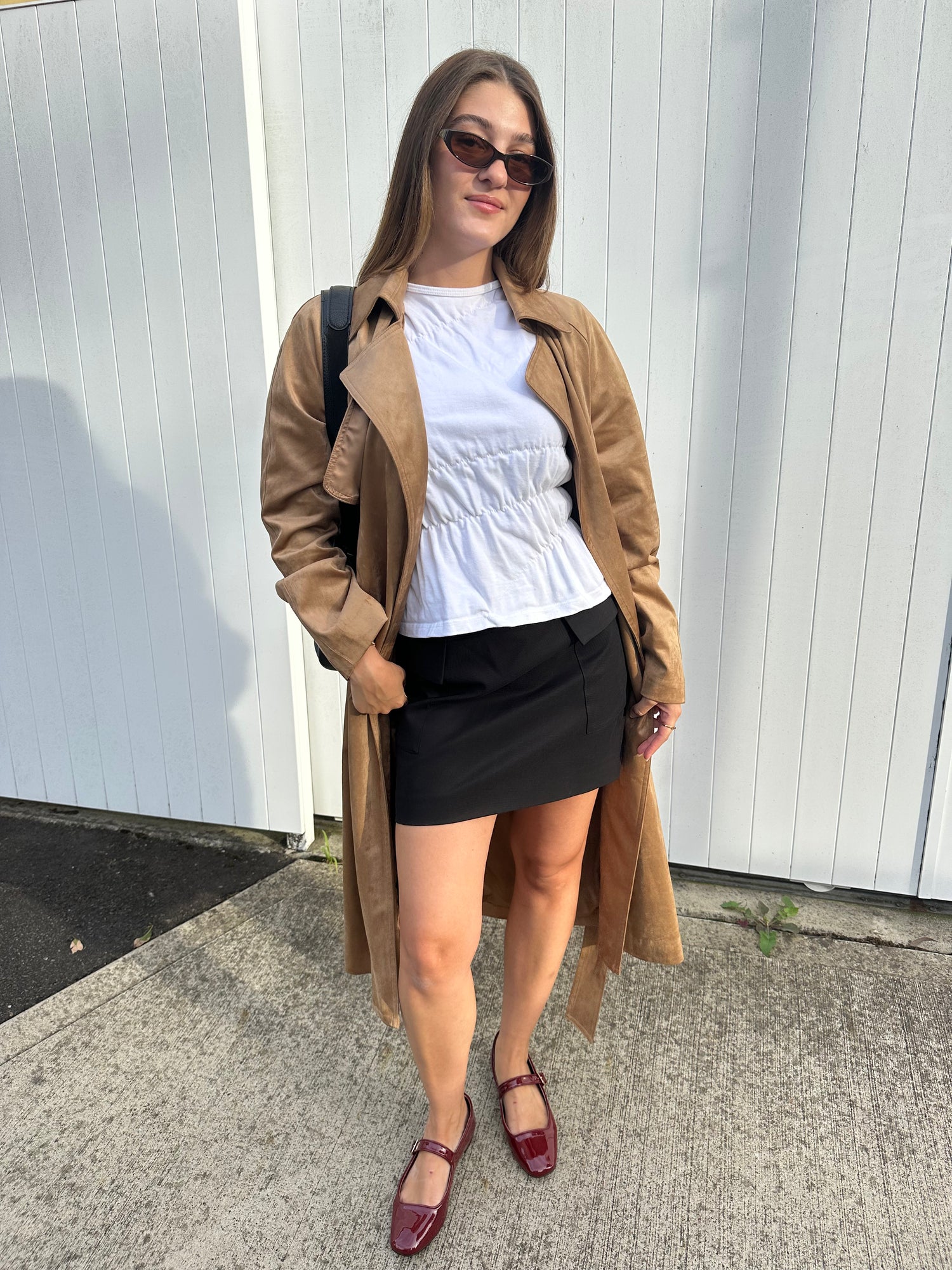 Eden Mary Jane Flats - Wine Patent