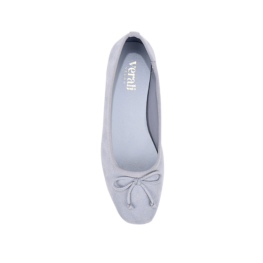 Eugenie Ballet Flats - Light Blue Micro
