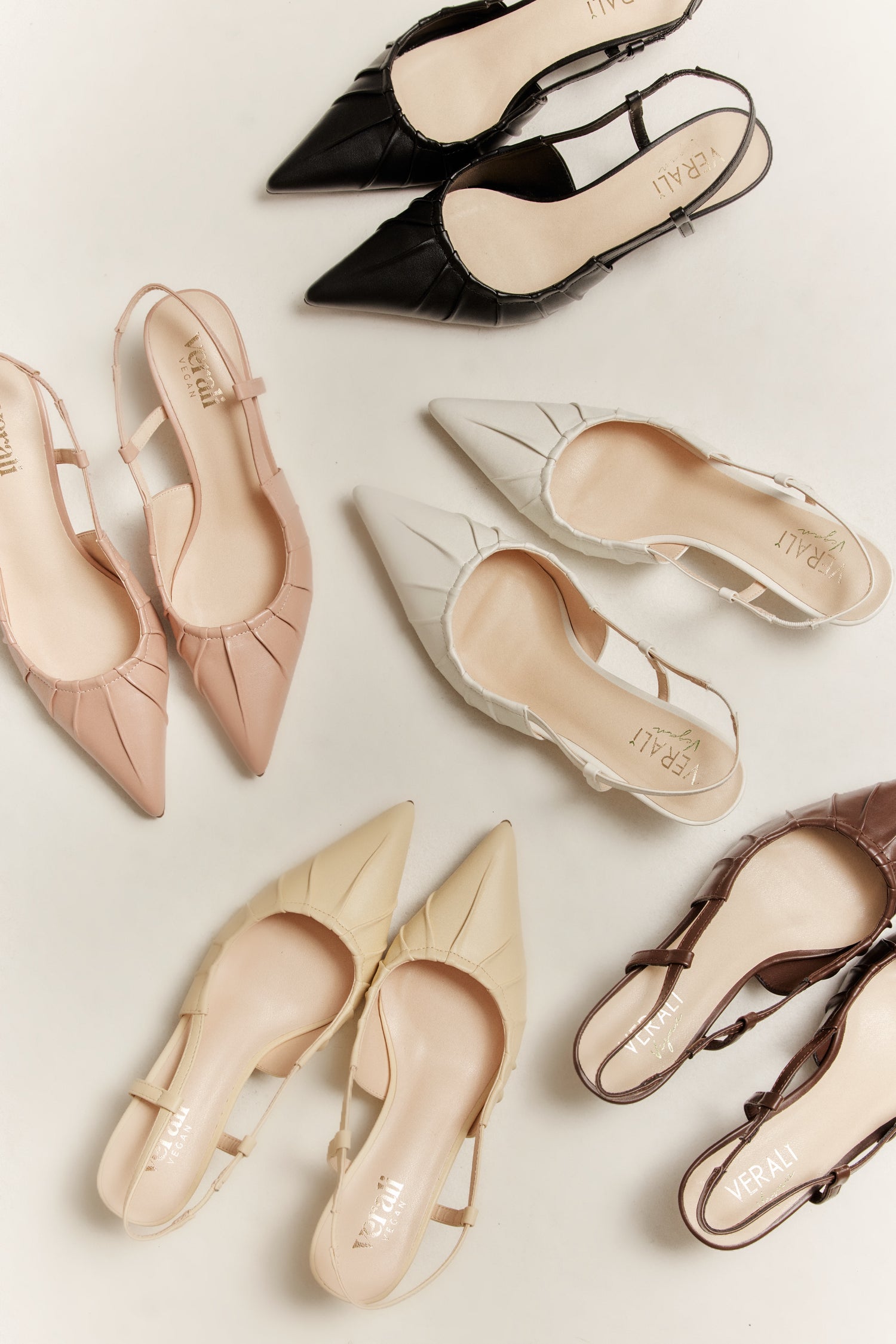 Lucius Slingback Kitten Heels - Butter Cream