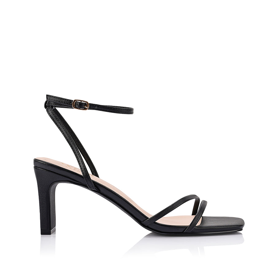Gilbert Block Heel Sandals - Black