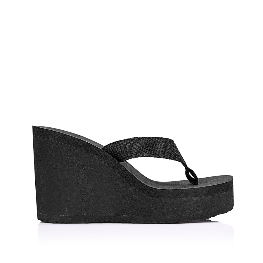 Joey Platform Wedges - Black