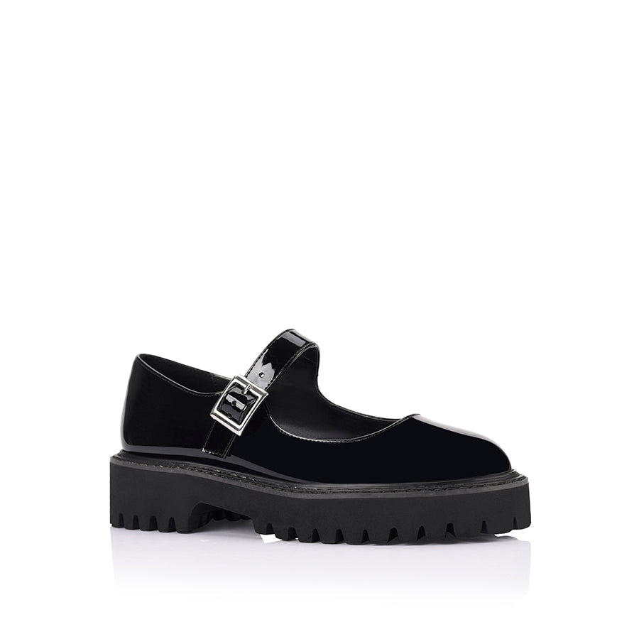 Women's mary jane chunky platform loafer