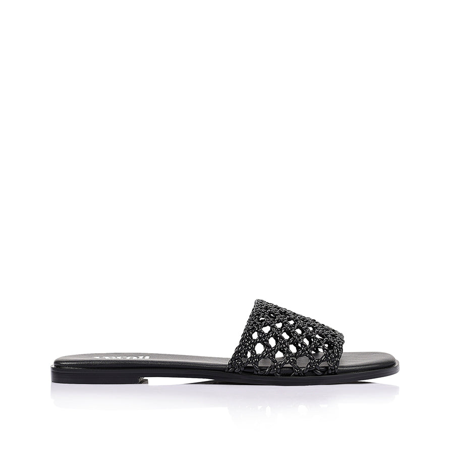 Salvatore Casual Slides - Black
