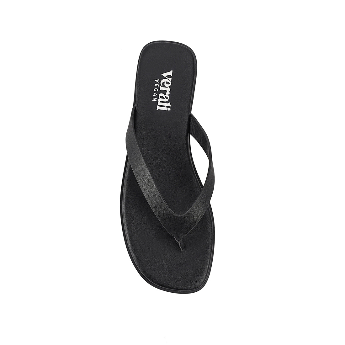 Women's black vegan thongs