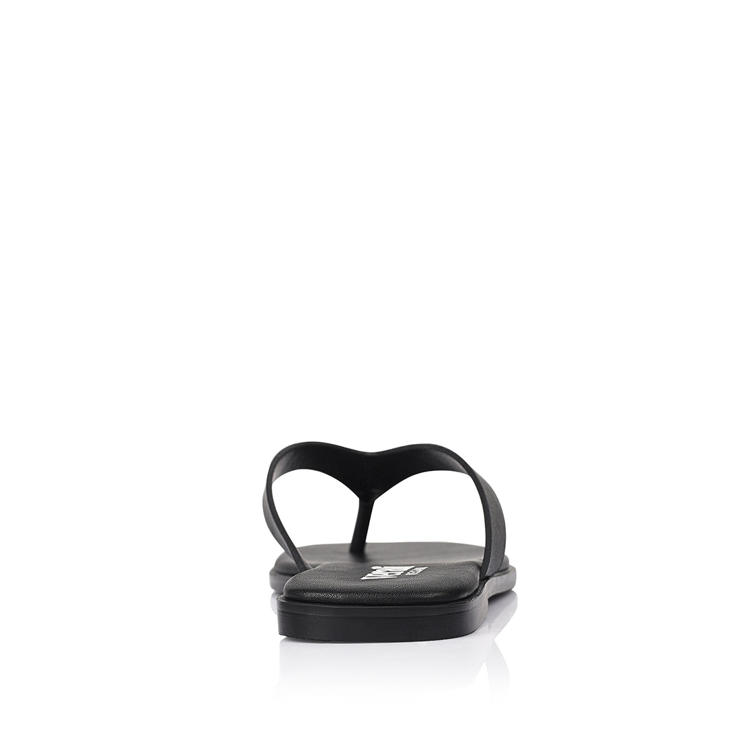Women's black vegan thongs
