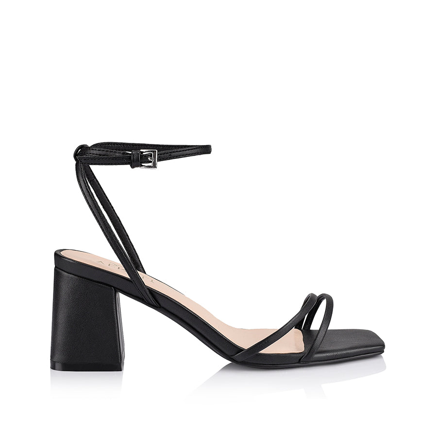 Stevie Block Heel Sandals - Black