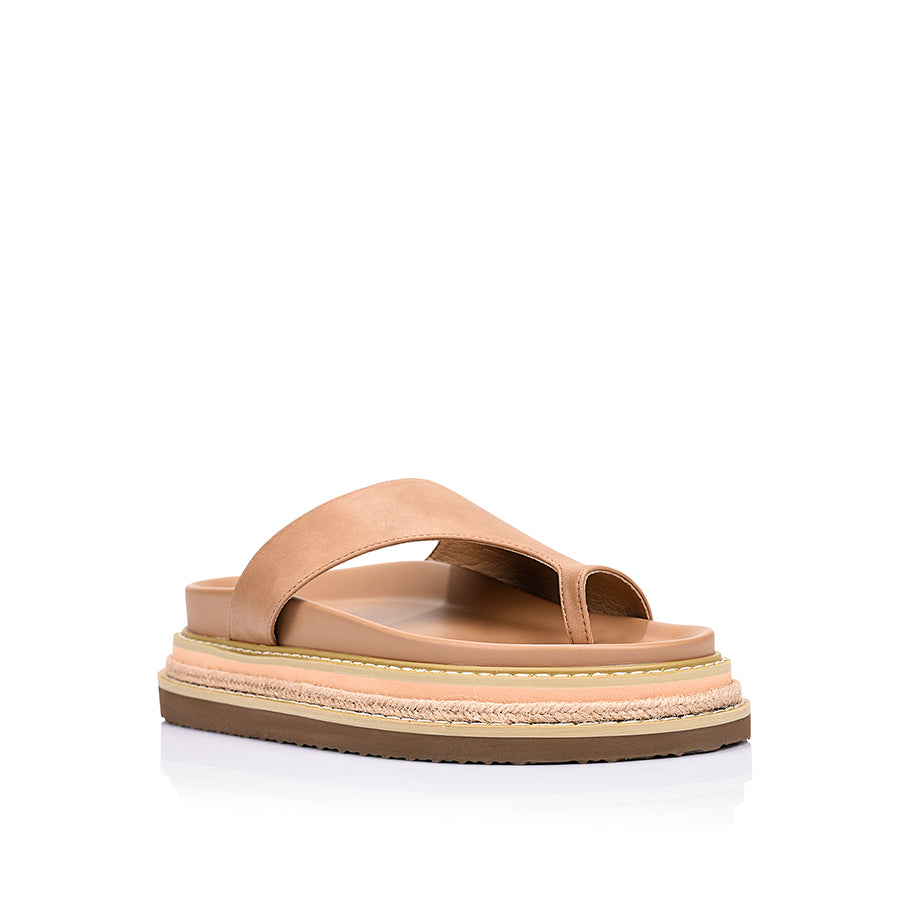 Thor Flatform Thongs - Biscuit