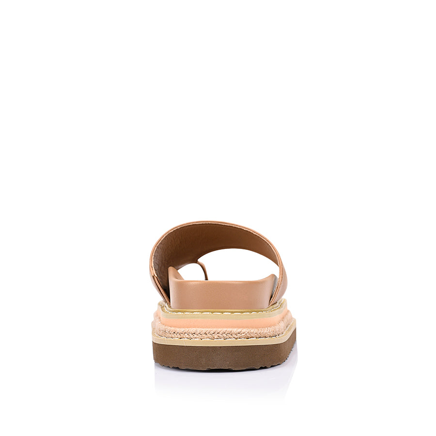 Thor Flatform Thongs - Biscuit