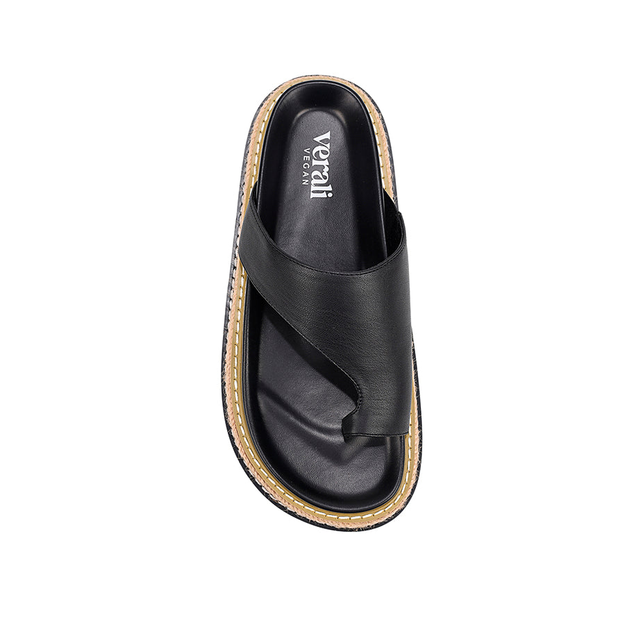 Thor Flatform Thongs - Black