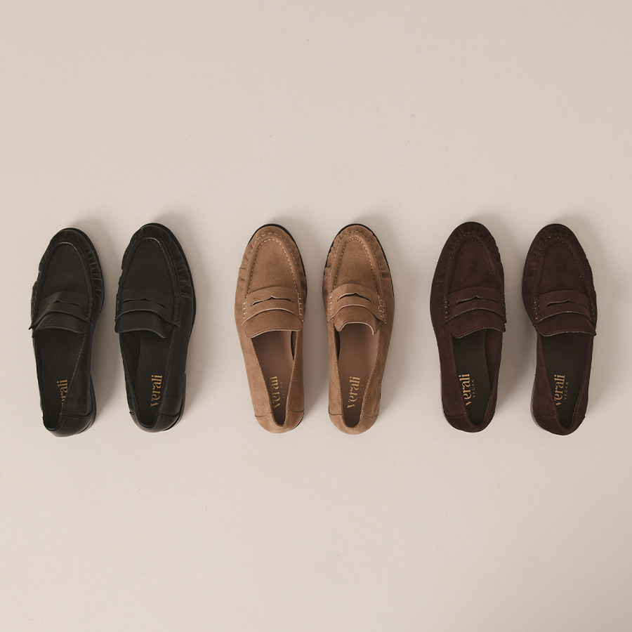 Angel Loafers - Black Crinkle