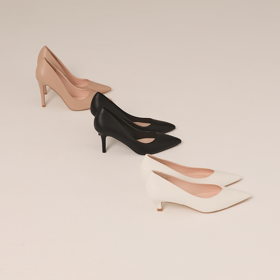 Lewis Stiletto Heel Pumps - Black