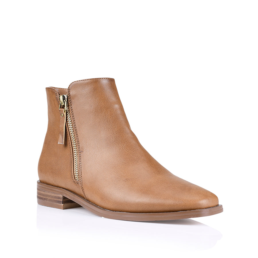 Hawk Ankle Boots - Tan Softee