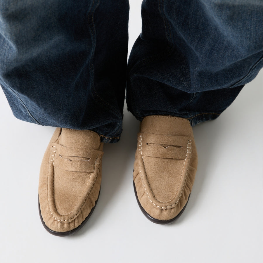 Angel Loafers - Taupe Micro