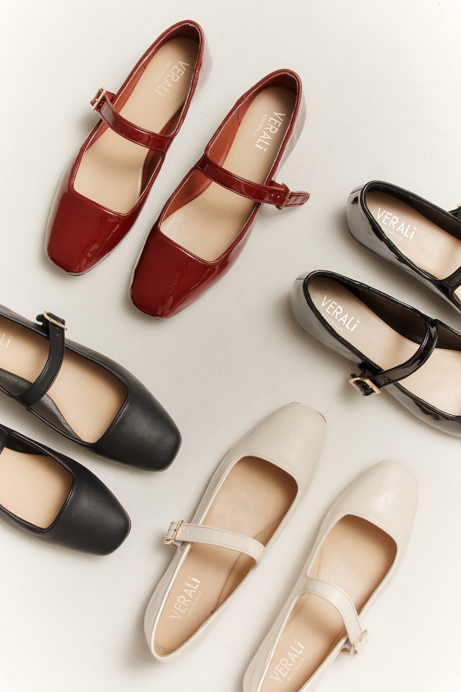 Eden Mary Jane Flats - Black