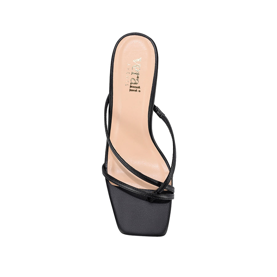 Este Strappy Mules - Black
