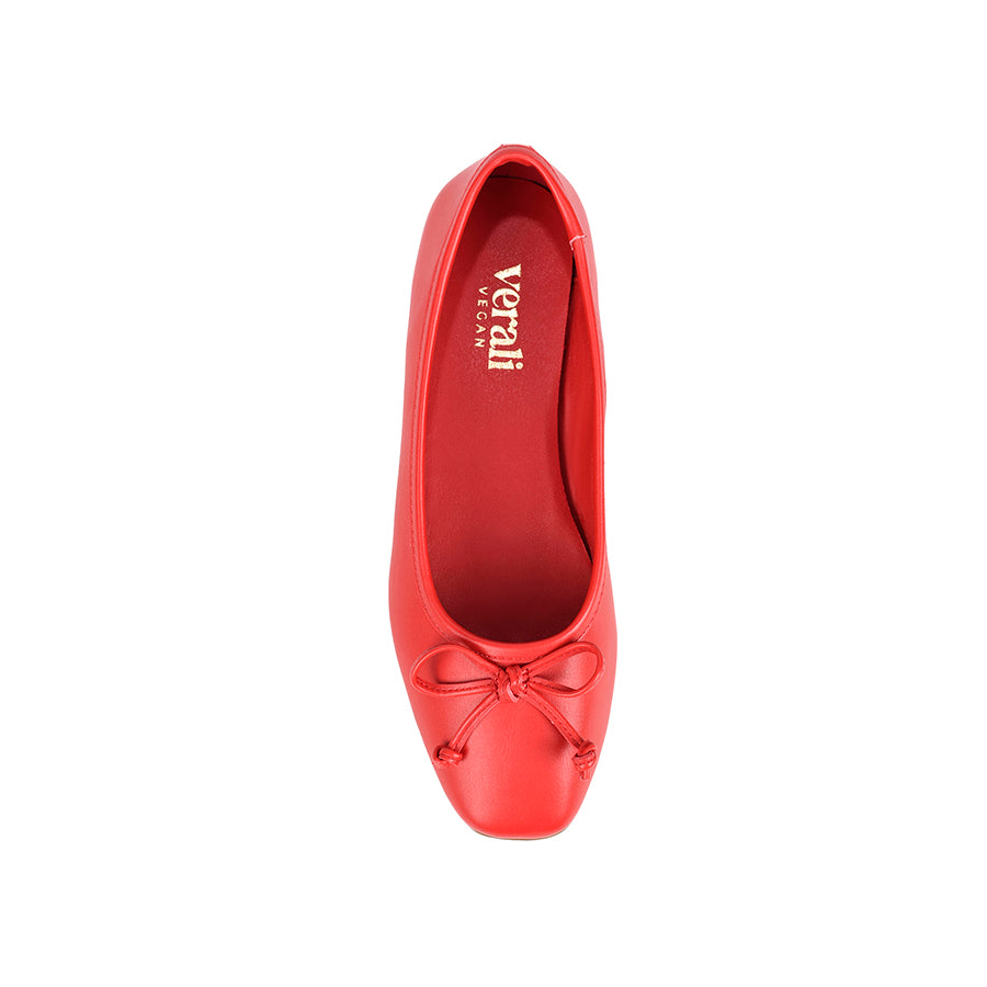 Eugenie Ballet Flats - Red