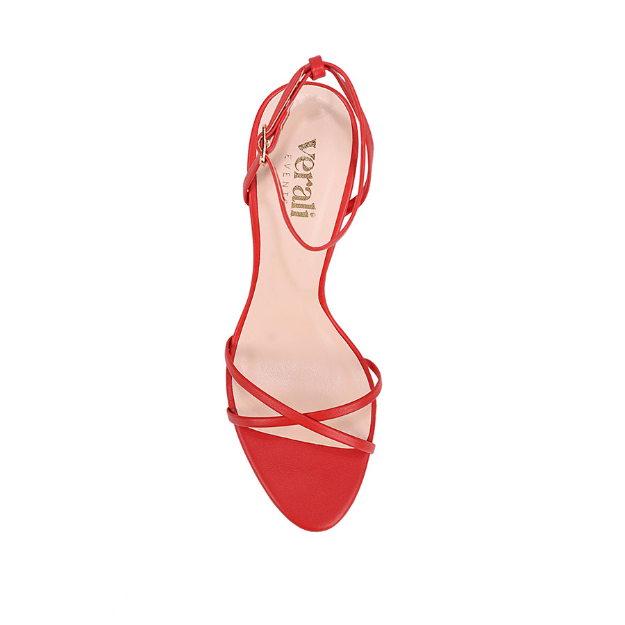 Flo Strappy Sandals - Red