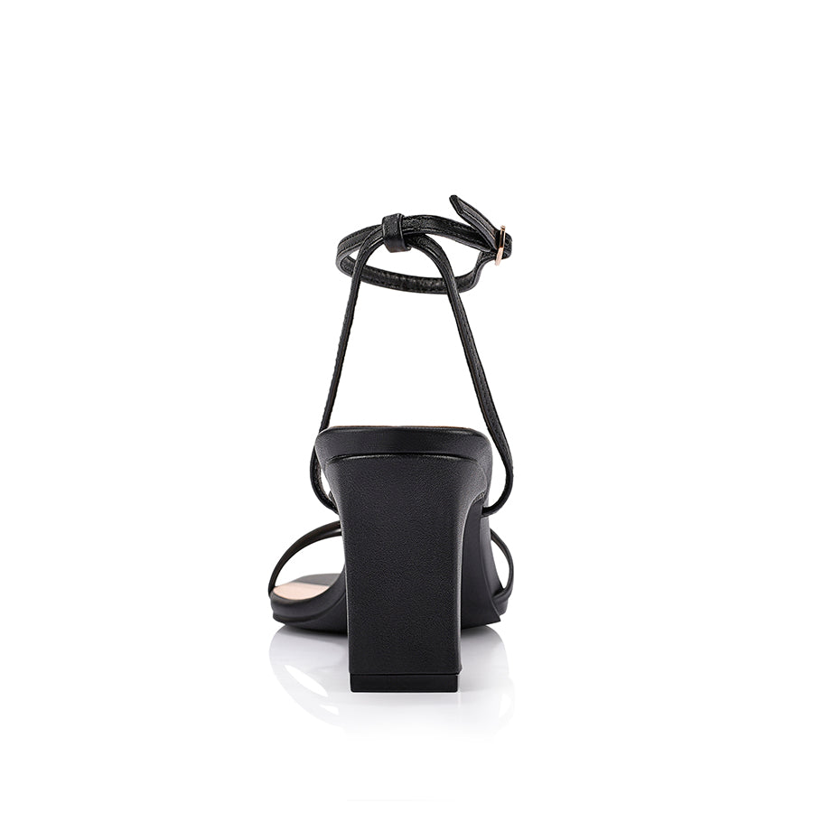 Gilbert Block Heel Sandals - Black