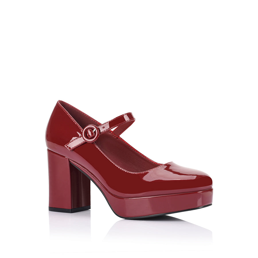 Hennessy Mary Jane Platforms - Wine Patent