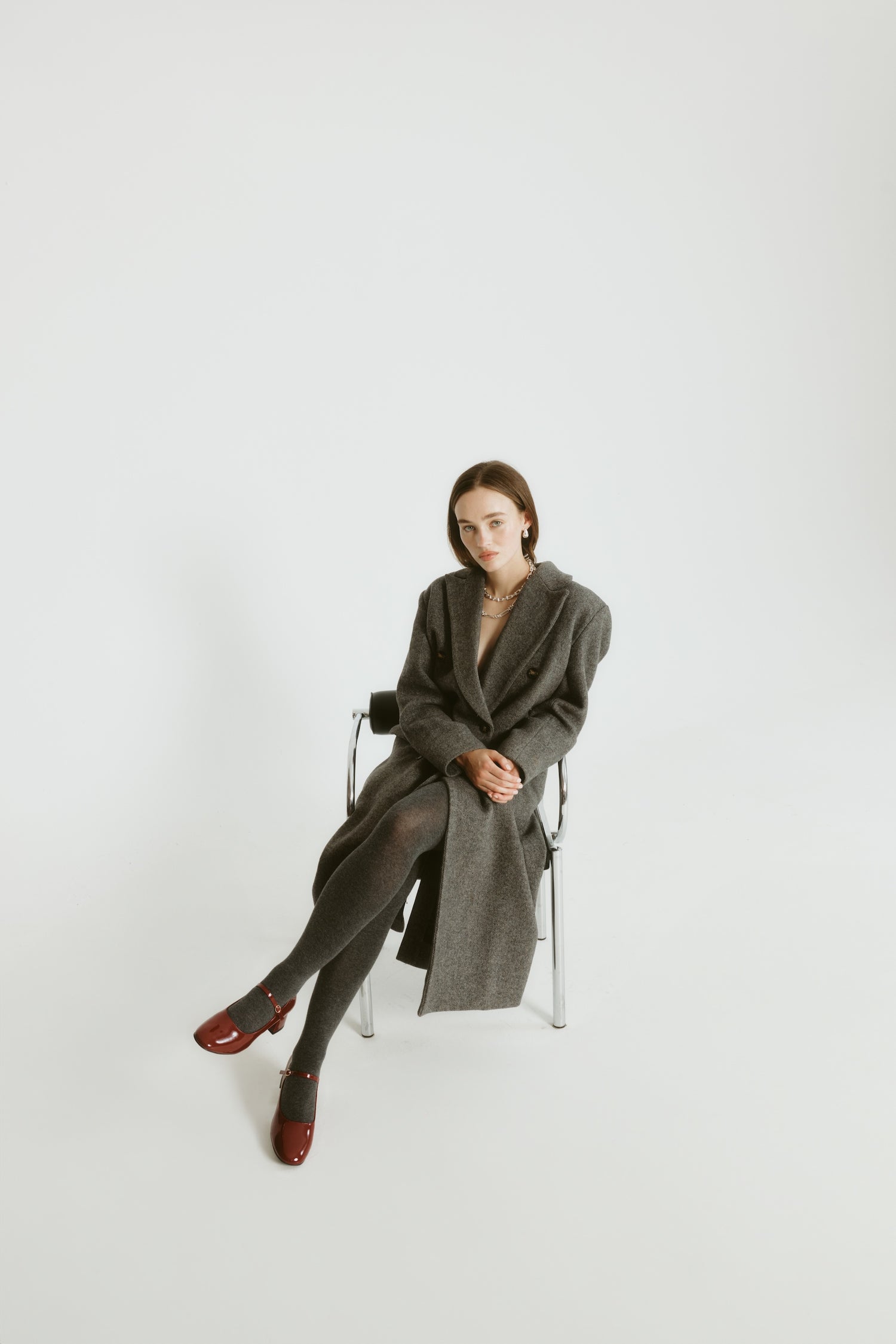 Kenna Mary Jane Block Heels - Wine Patent