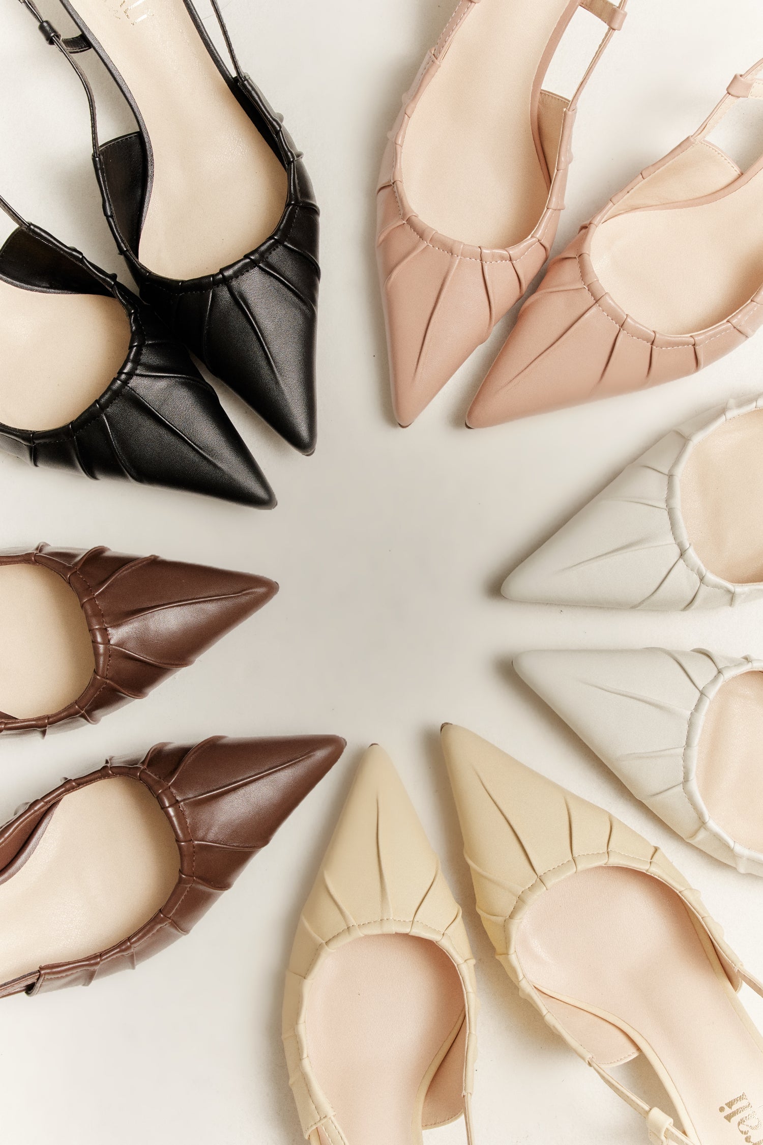 Lucius Slingback Kitten Heels - Butter Cream