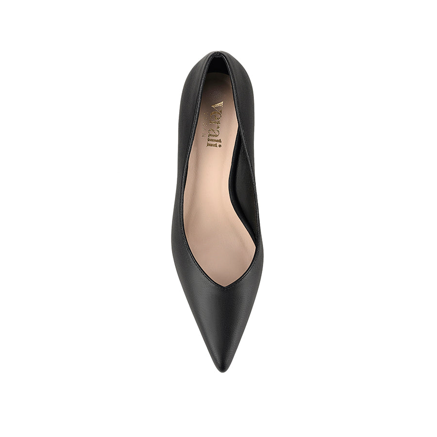 smooth pointed toe court kitten heel