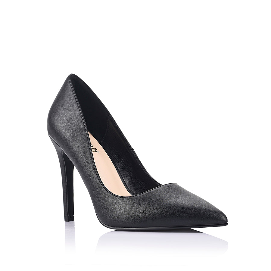 Mikayla Stiletto Heel Pumps - Black