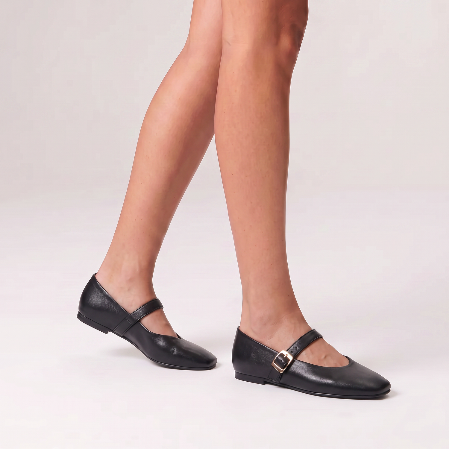 Alaska Mary-Jane Flats - Black