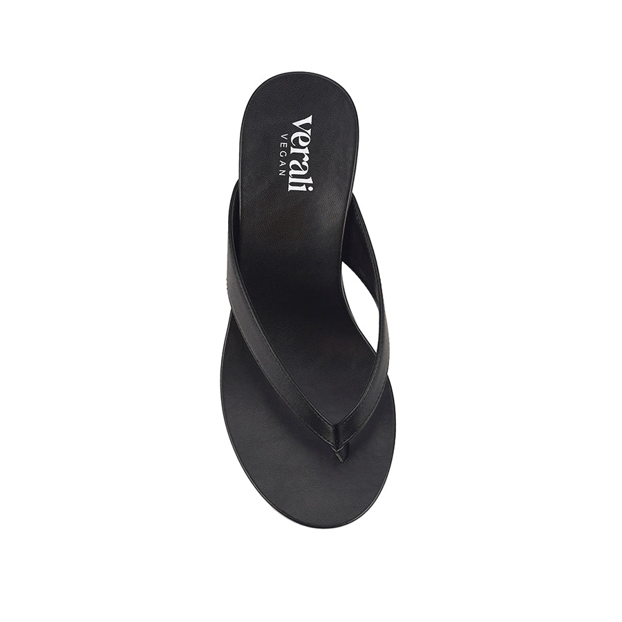 Polly Thong Wedges - Black