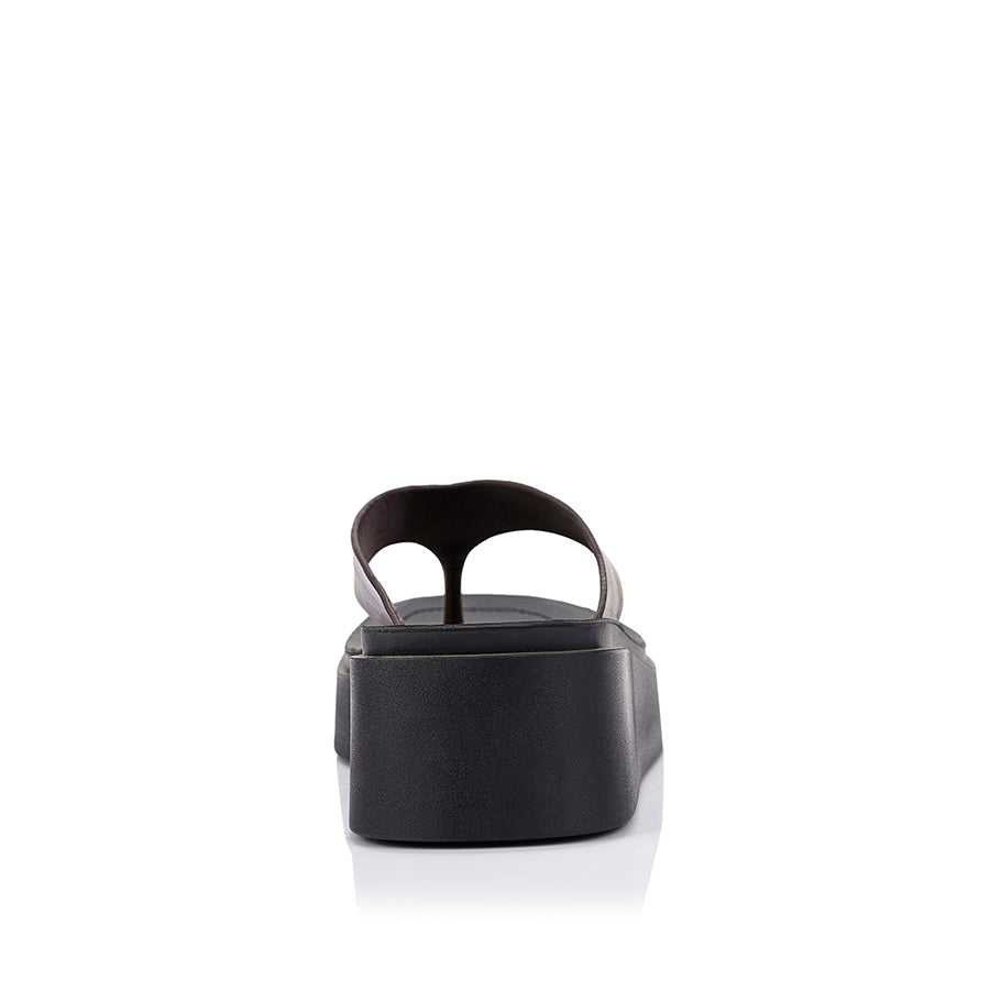 Raptor Flatform Thongs - Chocolate Brown