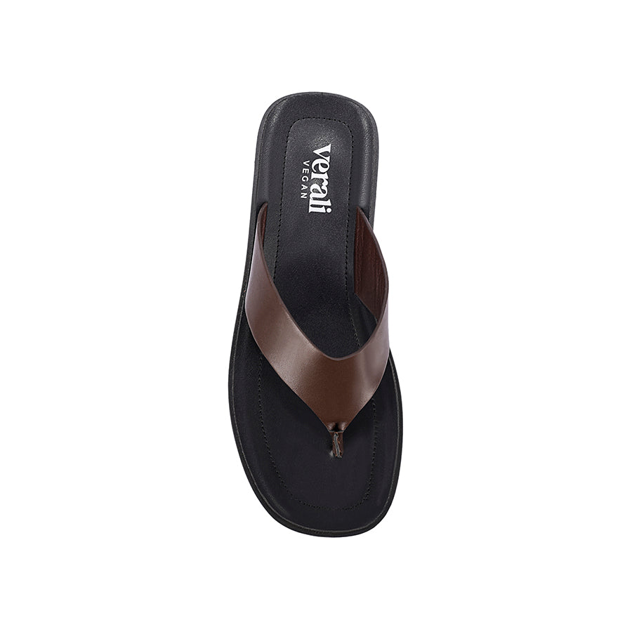 Raptor Flatform Thongs - Chocolate Brown