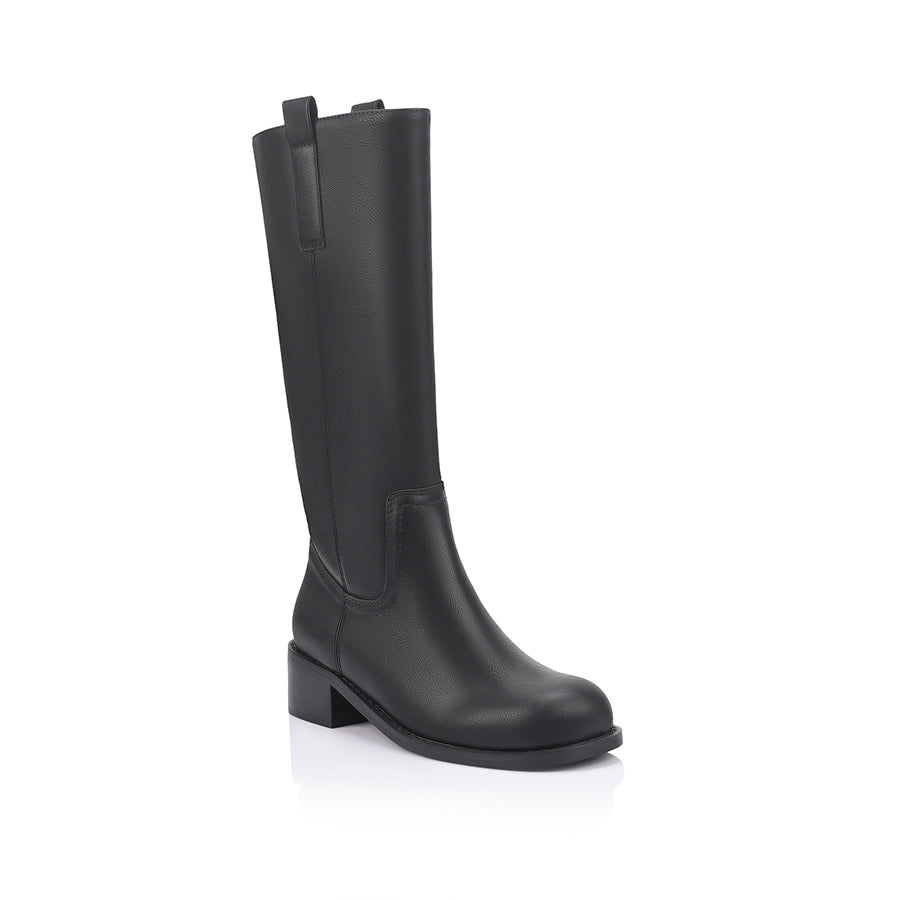 Rogue Knee High Boots - Black