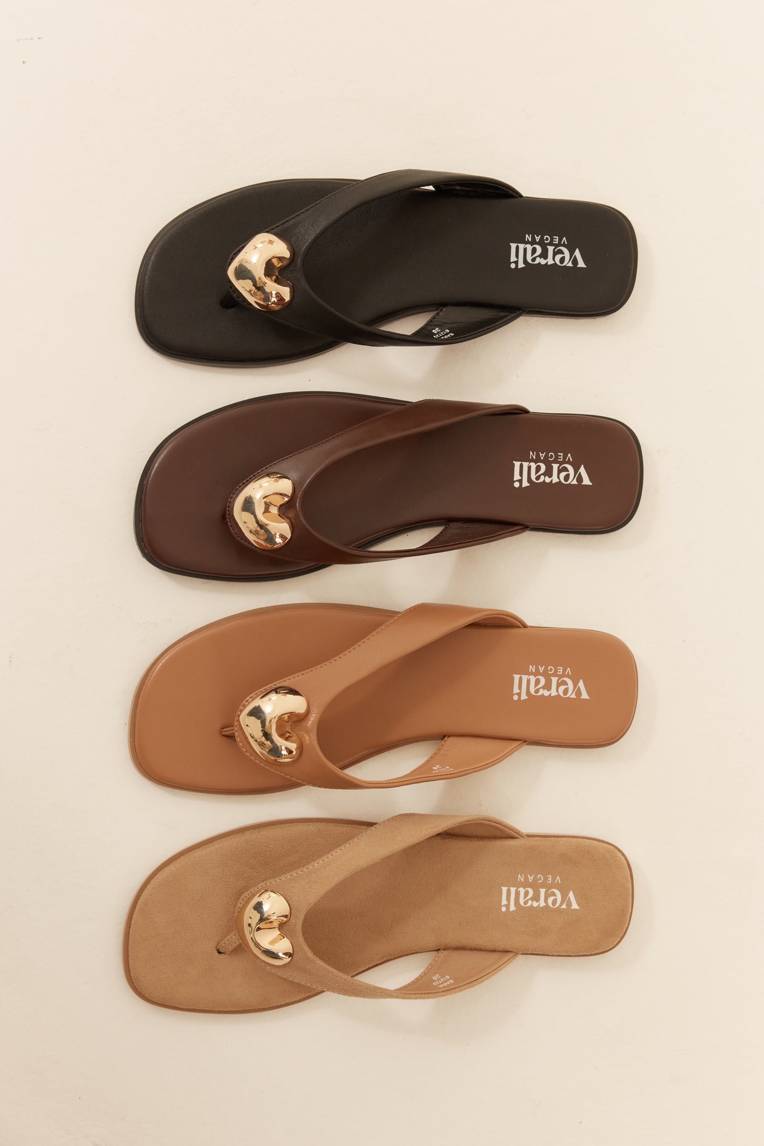 Sara Casual Thongs - Chocolate Brown