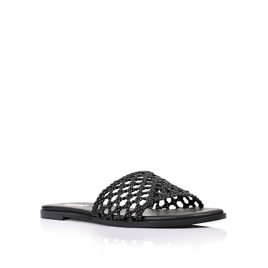 Salvatore Casual Slides - Black