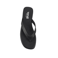 Women's black vegan thongs