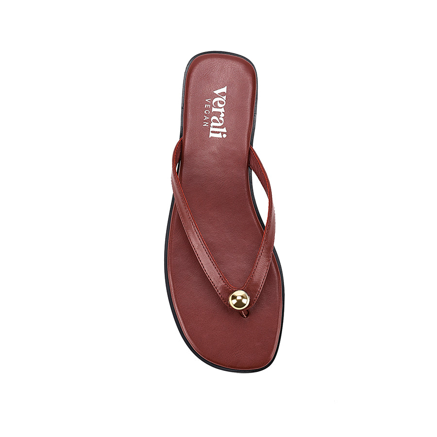 Sassy Casual Thongs - Berry Red