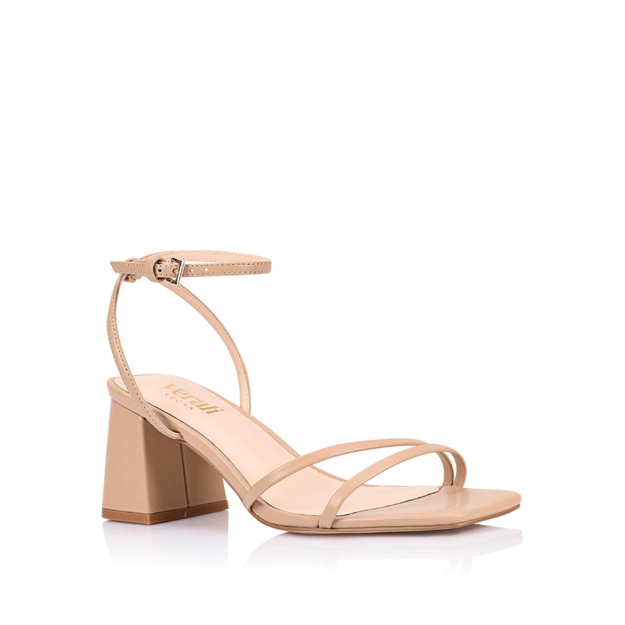 Stevie Block Heel Sandals - Beige