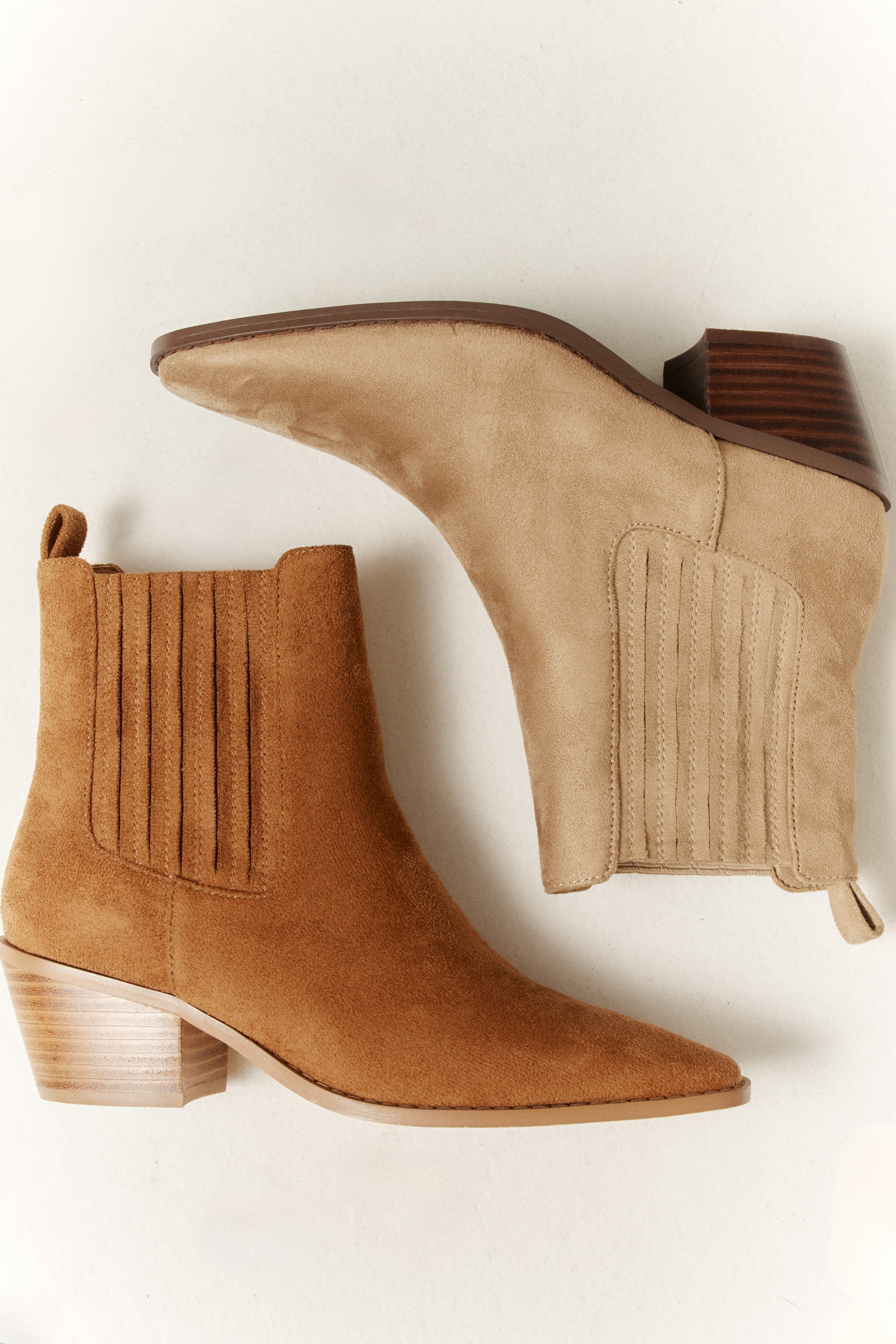 Dale Chelsea Ankle Boots - Tan Micro