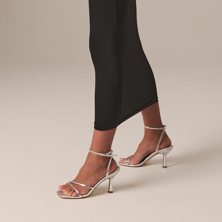 Pelican Strappy Sandals - Silver